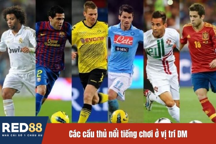 Các cầu thủ nổi tiếng chơi ở vị trí DM